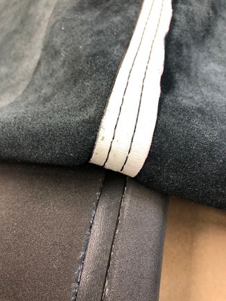 this seam needs to fit the seam channel, the channel locks it in position and keeps it straight