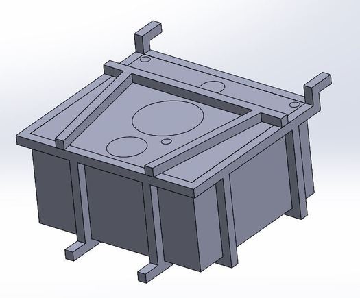First idea and it seems a bit over built, but for a gas tank, I like that idea. 
