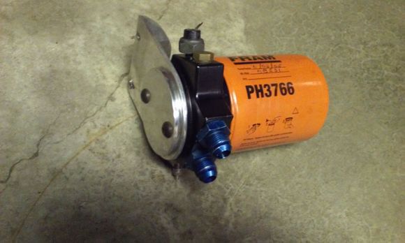 Also found this guy laying around my cousins shop and got it for 50$.. perfect cuz my pan has 2 -10an fittings welded to it,