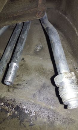 Too get the russel fitting to work on the return line i had to cut off 3/4" and sand down about .01"