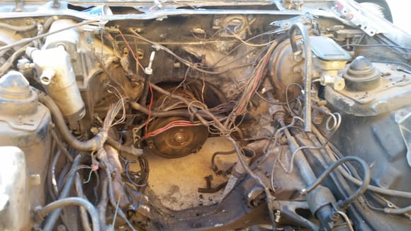 Its pretty bad. But im gonna try to take everything thats not needed. Any ideas where to start with wire removal? Its an 83 camaro. It had a 305 4bbl.