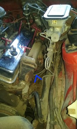 This one connects to the driver side head/block area.
