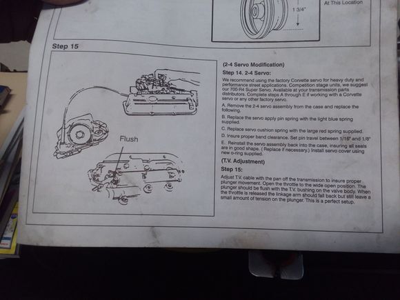 Got this from my tran guy. There are other ways but unless you have xray vision,  you need to see where the plunger is. It also will confirm if your geometry is correct based on how far the plunger moves. 