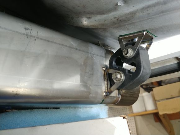 muffler mounts my brother made on a CNC lazer