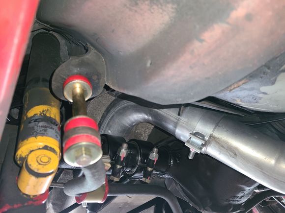 Note the marks on the exhaust tube