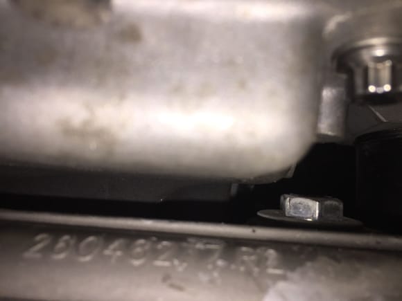 There’s about a 1/4” gap from the oil pan.