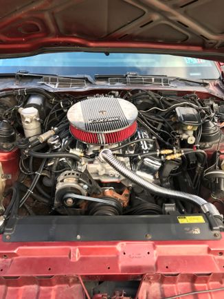 All of the original wiring and connectors are still in the engine pay as you can see.