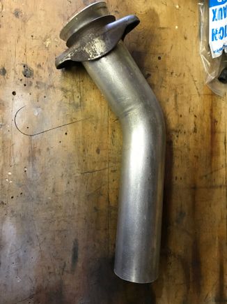 Flowmaster 3” elbow. From single cat system 