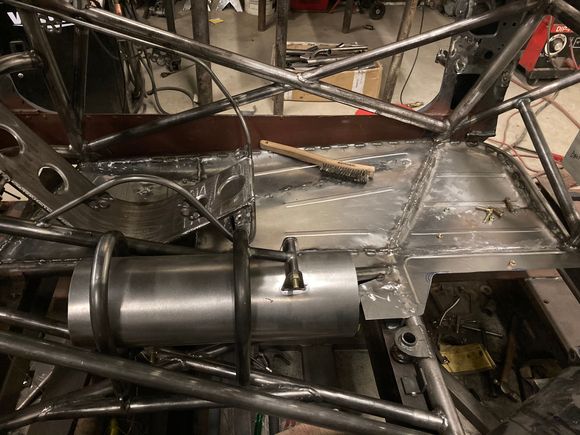 Finished driver side floor and seat