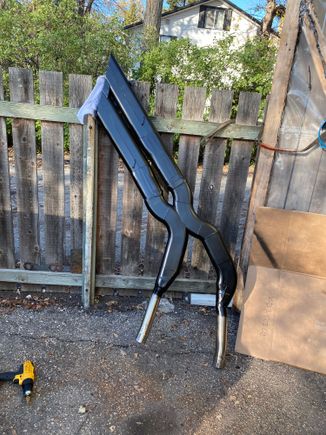 Painted with high heat paint and ready for installation 