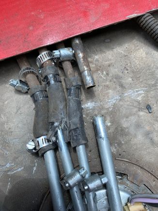 Wasn’t even clamped on the pipe