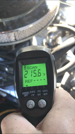 Intake near thermostat