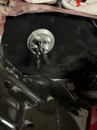 Restomod AC system and bulkhead are mounted. We put the box in the same spot were basically the stock one was, where Level7 put theirs in the 91 Z28 they built (there's a really good video on youtube about it)