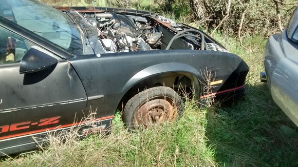 85 Iroc donor car.