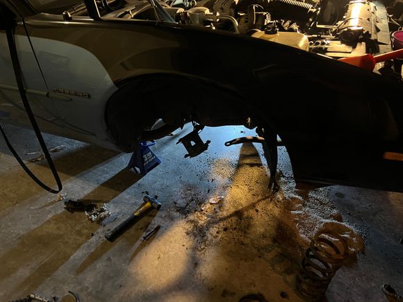 No more nothing in the front wheel well… for now.