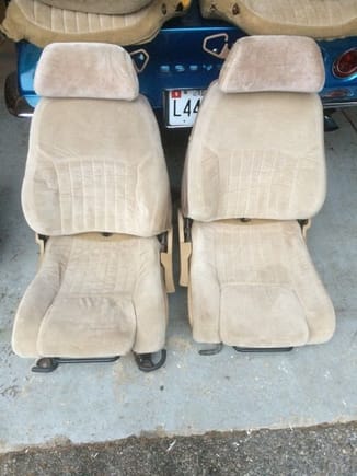 my new seats that we drove 1100 miles for