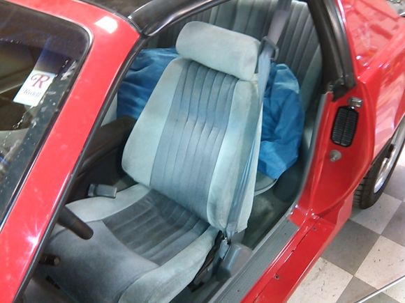 In the shop being Detailed