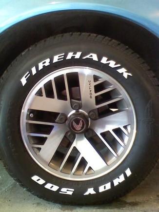 I just picked up my new tires and had my rims refinished!