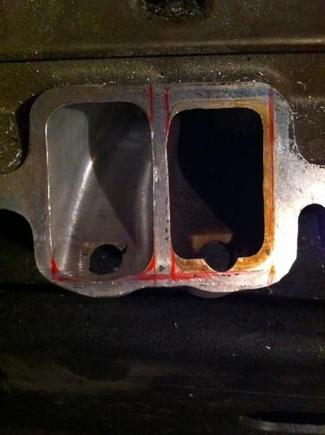 Stock TPI base ported for AFR L98 195's and AS&amp;M large tube runners. Port comparison.