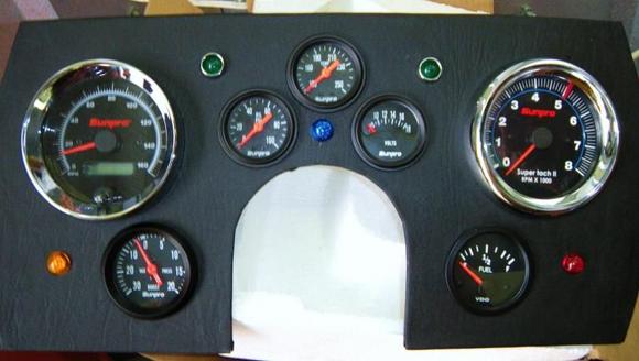 first time custom gauge panel