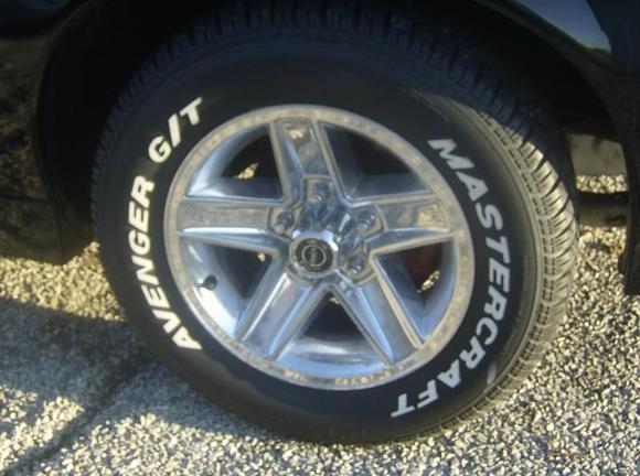 The polished Z-28 Wheels