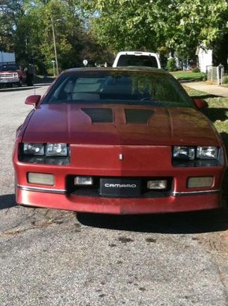 good hood louvers, front grille, and one working fog light that i know of