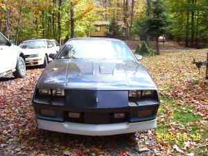1986 Chevy Camaro Z-28, TPI, Automatic, Sapphire Black &amp; Silver Combination (deep blue metallic), T-tops,