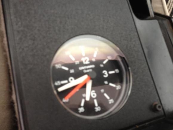 NOS Clock installed, 2012