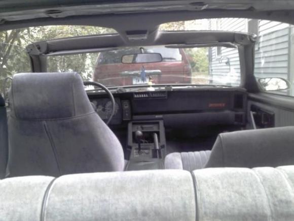 interior view from trunk