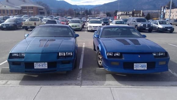 1984 Z28 (Left) 1989 RS (Right)