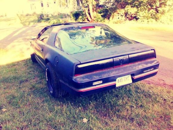blacked out tail lights