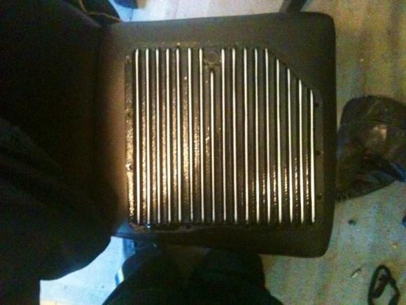 I just got my trans oil pan back from powder coating shop I went with a different color