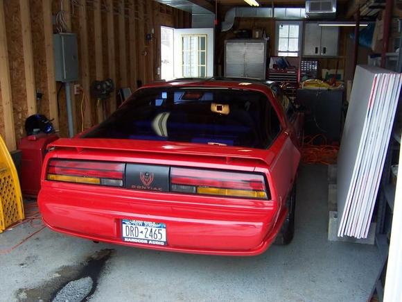 Haha the first start of it...a lil carbon build up after 5 yrs of sitting in a barn!