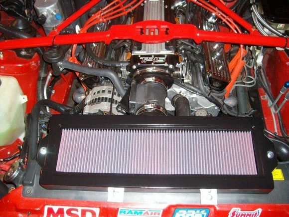New rebuilt 383. TPIS mini ram w/ TPIS 58mm TB. 195 AFR heads, custom grind Comp cam. TPIS dyno tune. Aeromotive 340 Stealth fuel pump, 30# injectors, roller rockers. Hawks ram air cleaner. Dyno Don headers, Pro-built Automatics street strip Transmission kit.