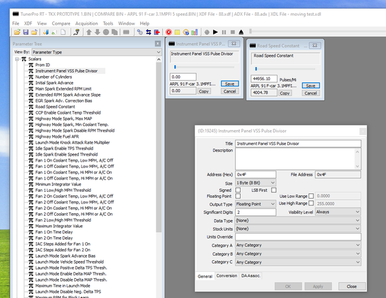 ROAD SPEED CONSTANT!  We'll talk about IP Divider in a second....
