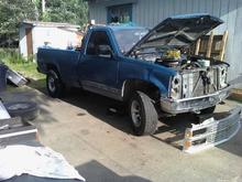 newer grille about to go on