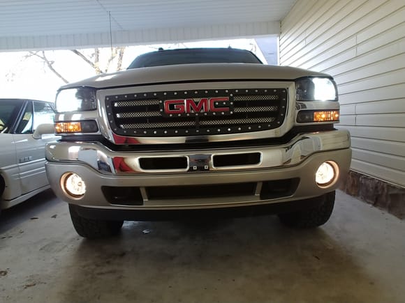 After new grill, headlights and fogs