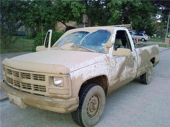 muddy truck