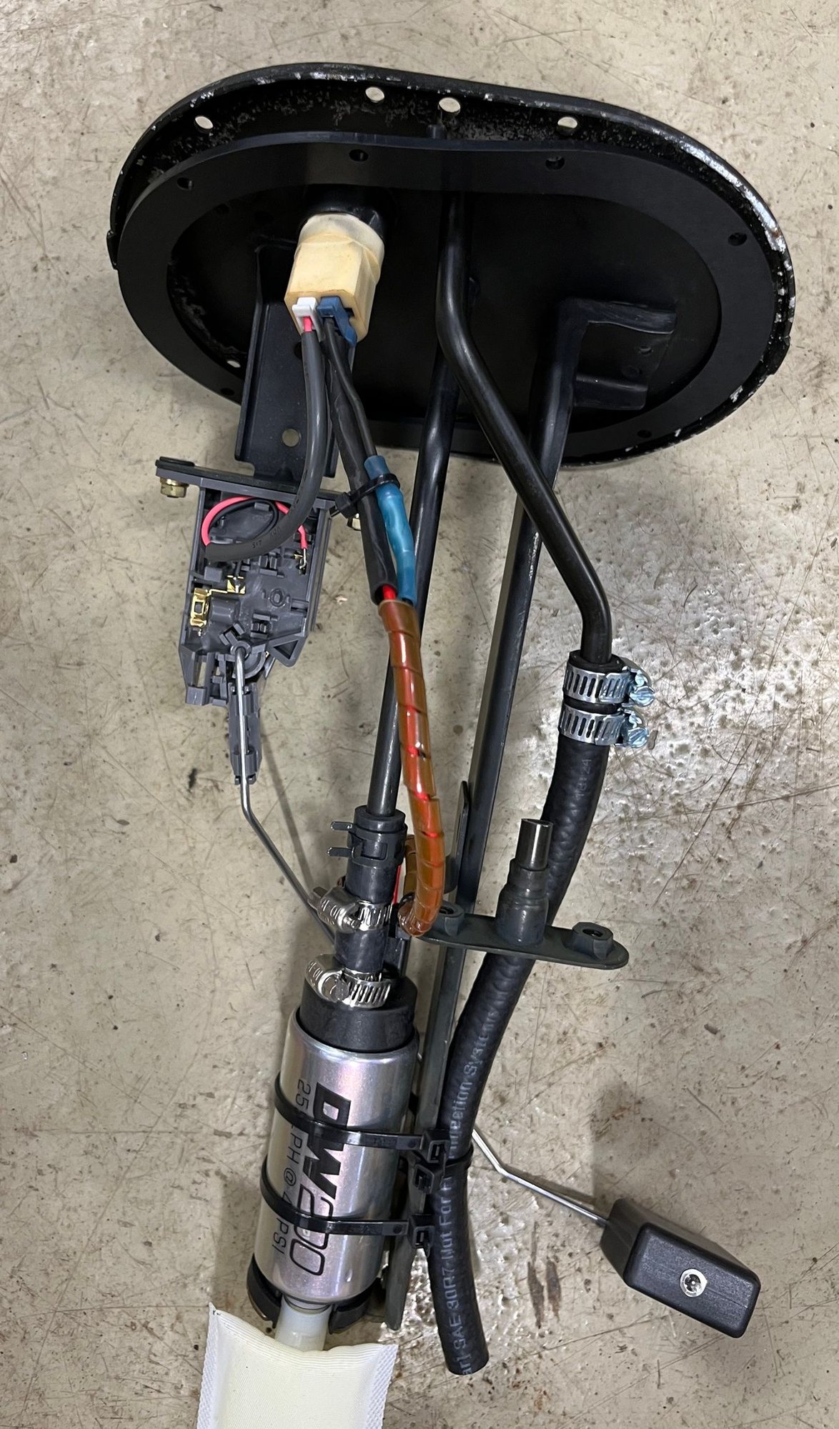 Stock pressure regulator removed