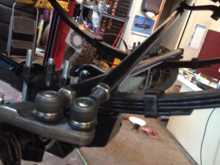 Kit also came with high steer cross over steering