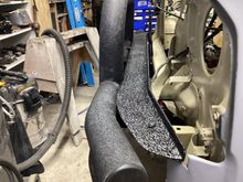 One final test fit of the filler. 