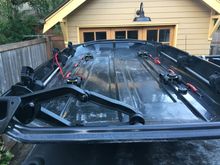 Here's the base still secure on the roof of the 4Runner.