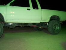 a little bit of a body lift.. and stabilizers too i think.. but i've taken those off for more articulation.
