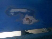 Starting to repair the crap body work.