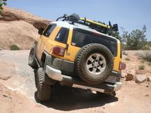 Great articulation for having a simple 3" spacer lift from Revtek.