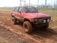 just hit some mud