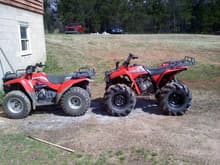 Prairier 450, Built wolverine 350 bored to 400 with crank kit 3&quot; lich on 30&quot; outlaws