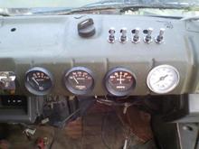 gauges and switch panel