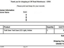 offroadWarehouse receipt :)