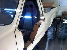 Mocking up for metal sheeting